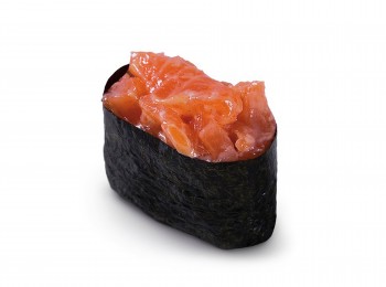 Суши Гункан с лососем